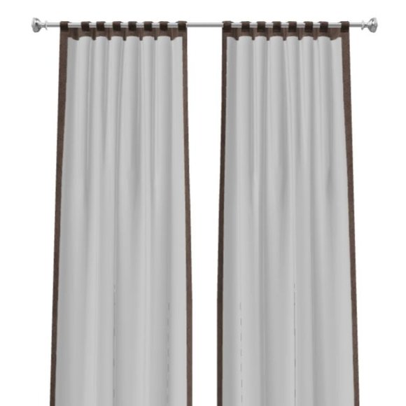 63"x54" Textural Boucle Light Filtering Curtain Panel - Threshold™ [108] - Picture 2 of 4